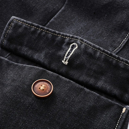 Demin Blazer Slim Fit Modern Männer