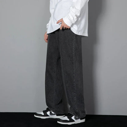 Herren Jeans Weit Bein Relaxed Fit