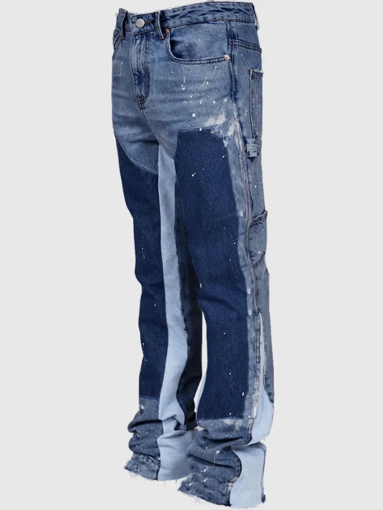 Herren Schlagjeans Lagenlook Style Modern