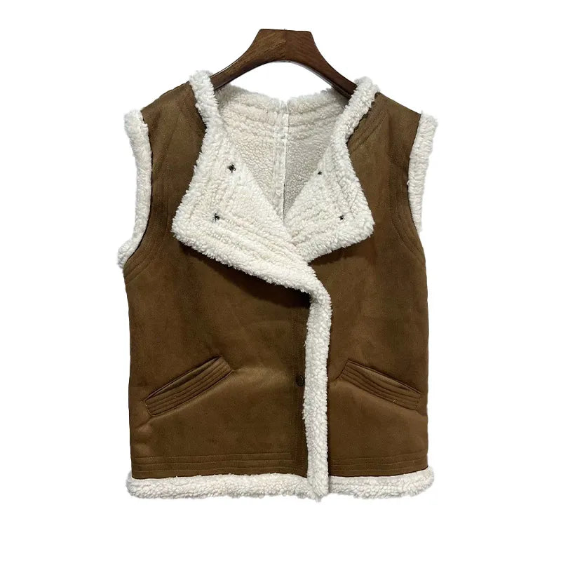 Leder Winterweste Elegant & Zeitlos