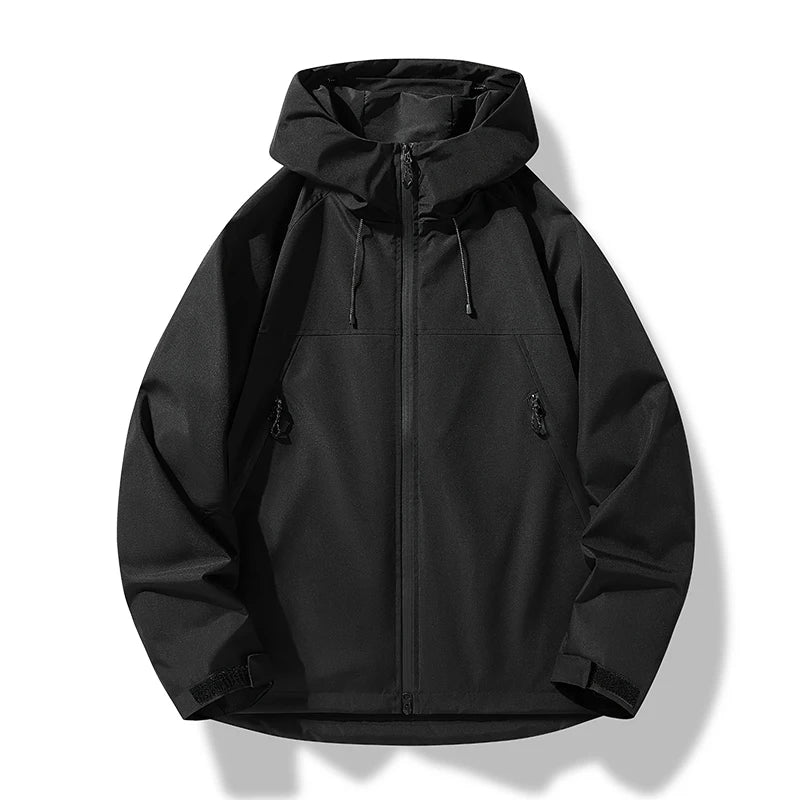 Herren Outdoor Jacke Wasserdicht Winddicht Kapuzenjacke
