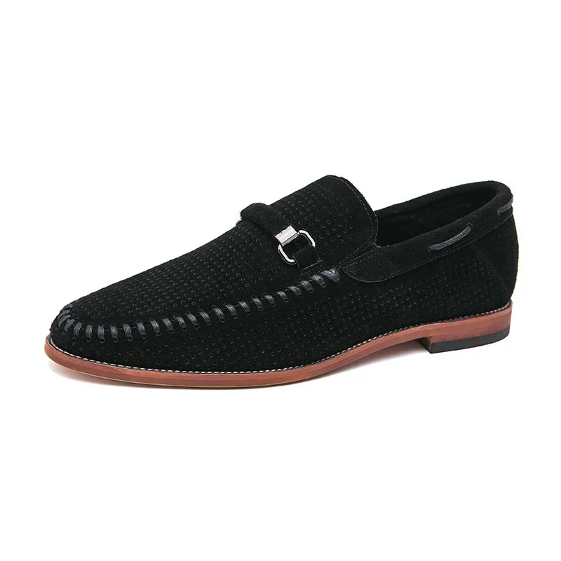 Echte Leder Herrenschuhe Lederschuhe Schwarz