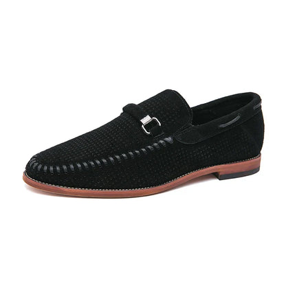 Echte Leder Herrenschuhe Lederschuhe Schwarz