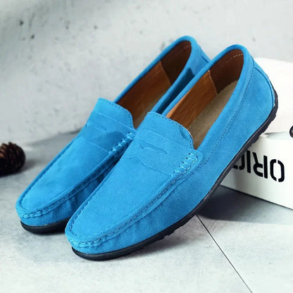 Herren Slip-On Loafers Braun Frühling Schuhe