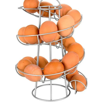 Eirolle Aufbewahrungsregal Edelstahl Spiral