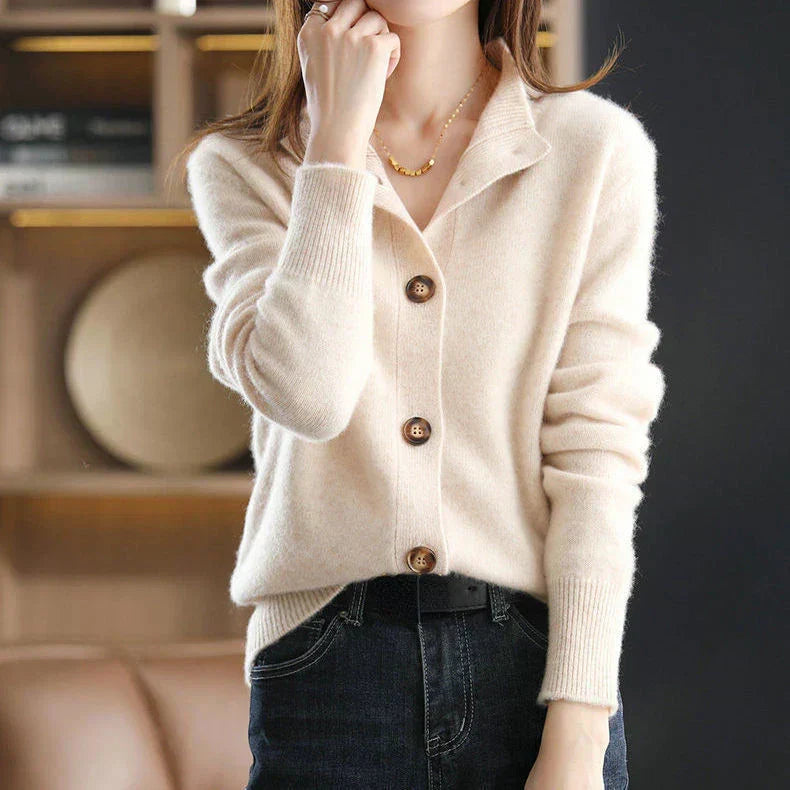Damen Strickjacke Elegante Zeitlos