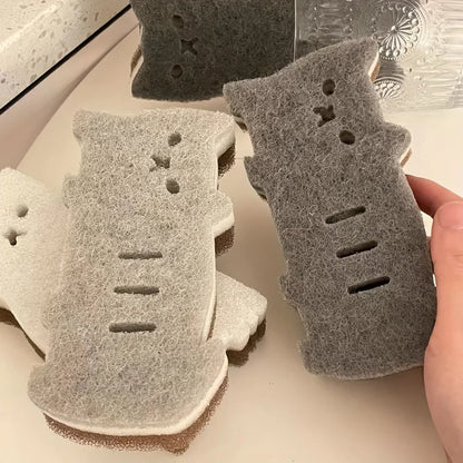 Mini Katzen Reinigungsschwamm Mehrzweck Microfaserschwamm