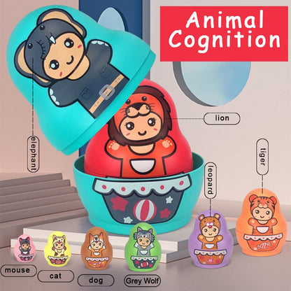 Bunte Kinderpuppen Matroschka Holzpuppen Sammlung