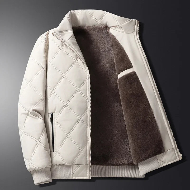 Luxus Wintermantel Damen Elegant Lang