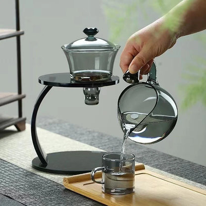 Glas Teekanne Set Bogenförmig Glatte Magnetverschluss