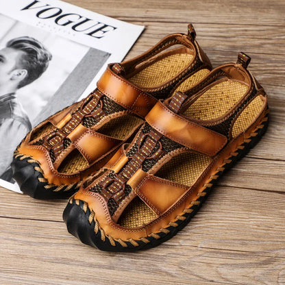 Rustikale Sandalen Damen Mesh Sommer