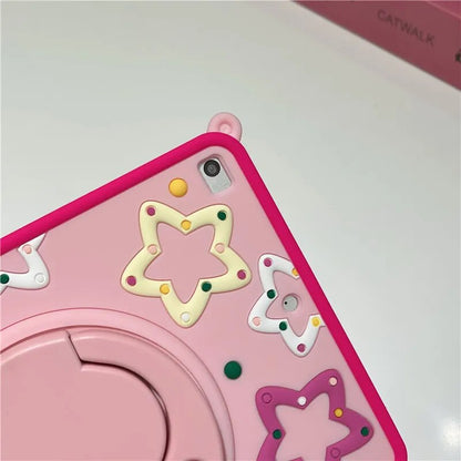 iPad Hülle Kinder Cartoon Flexibel Schutzhülle Stand
