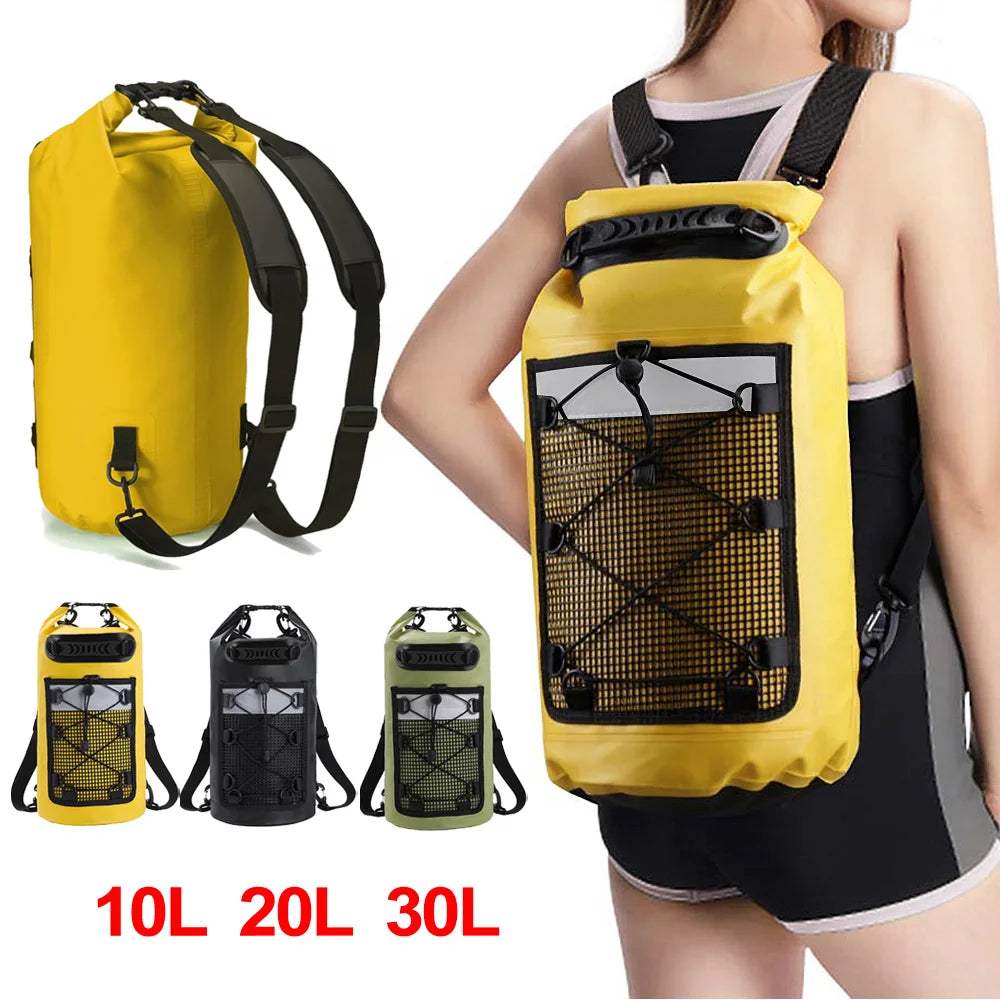 Wasserdichte Drybag 10/20/30L Rolltop Für Kajak Strand Trekking