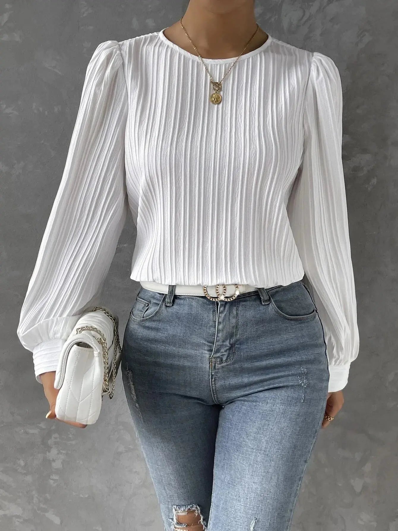 Elegante Bluse Zeitlose Damenbluse Modern - BerlinGlamour