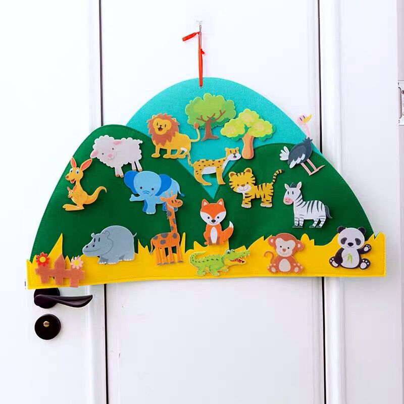 Tiere Filzdekoration Wohnzimmer