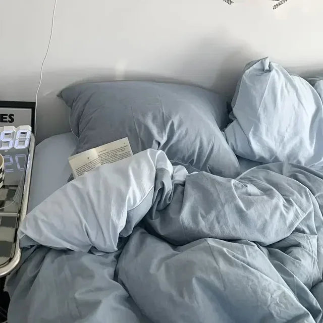 DuoDream Bettdecke - Stylische Wendebettwäsche Komfortabel Modern
