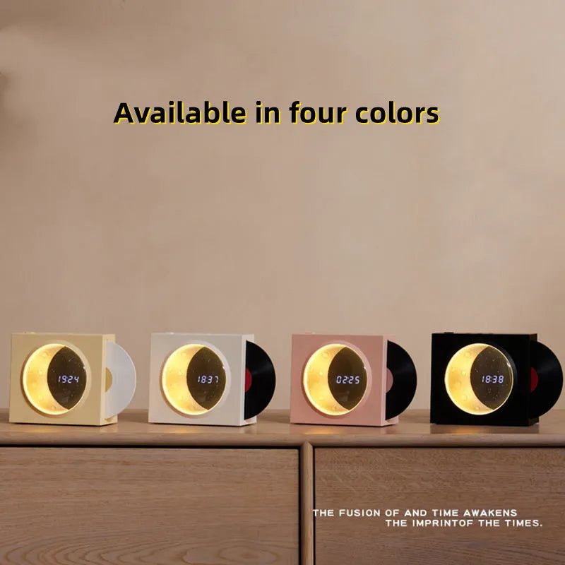 Kabelloser Lautsprecher Wecker Bluetooth Uhr Modern