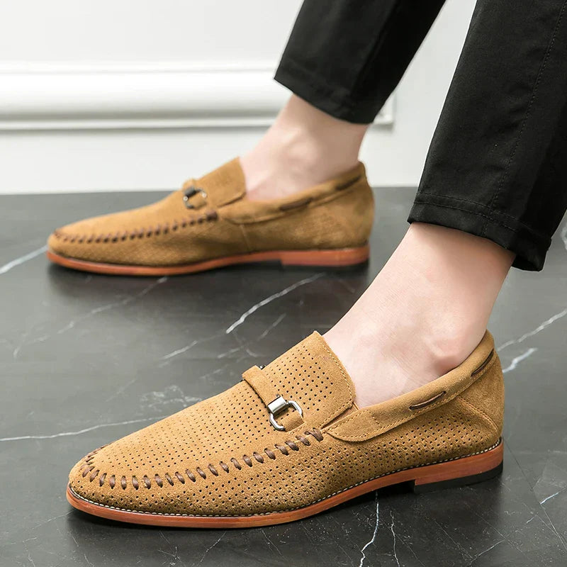 Echte Leder Herrenschuhe Lederschuhe Schwarz