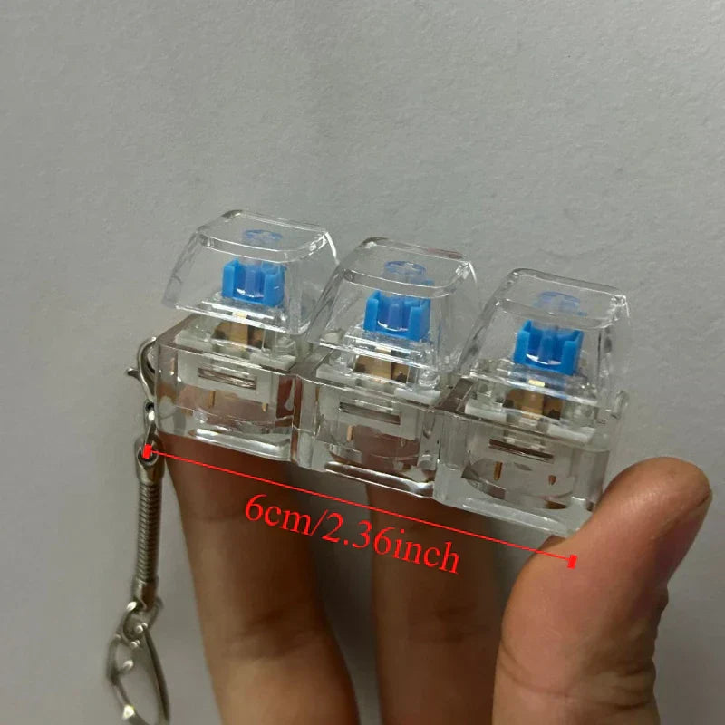 Fidget Würfel Schlüsselanhänger Klicker Mechanisch