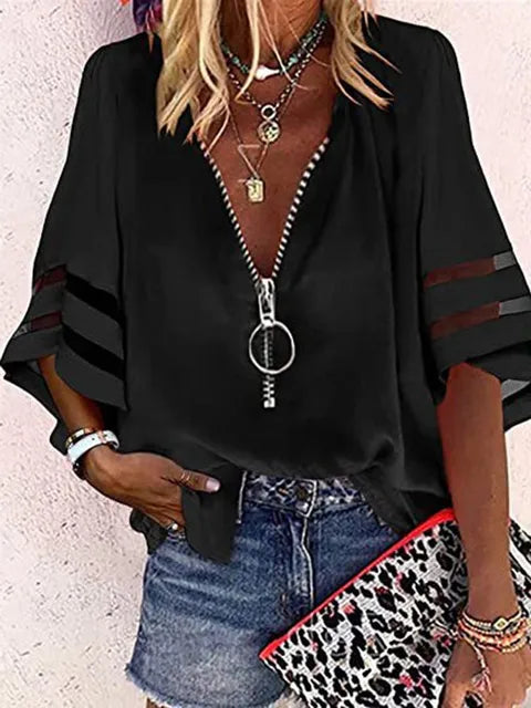 Kleid Hemdkleid Einfach Lässig Damen