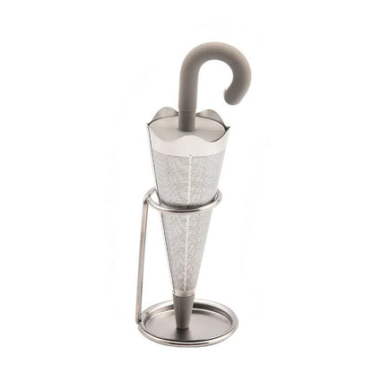 Regenschirm Edelstahl Automatik Klappbar