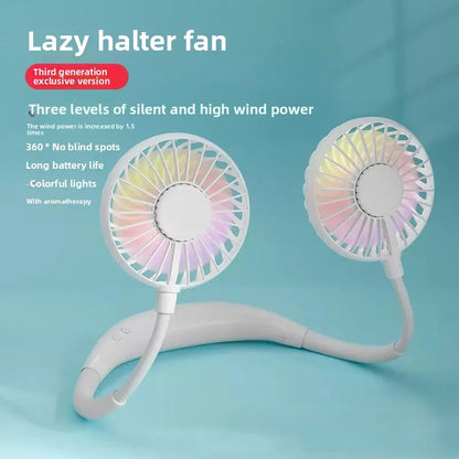 Halskühlventilator Verstellbar Kühlung Mobil Freihand