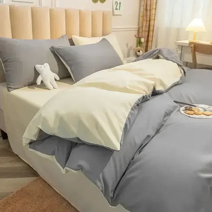 DuoDream Bettdecke - Stylische Wendebettwäsche Komfortabel Modern