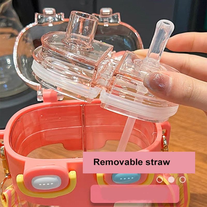 Kinder Trinkflasche Doppelkammer Wasserflasche