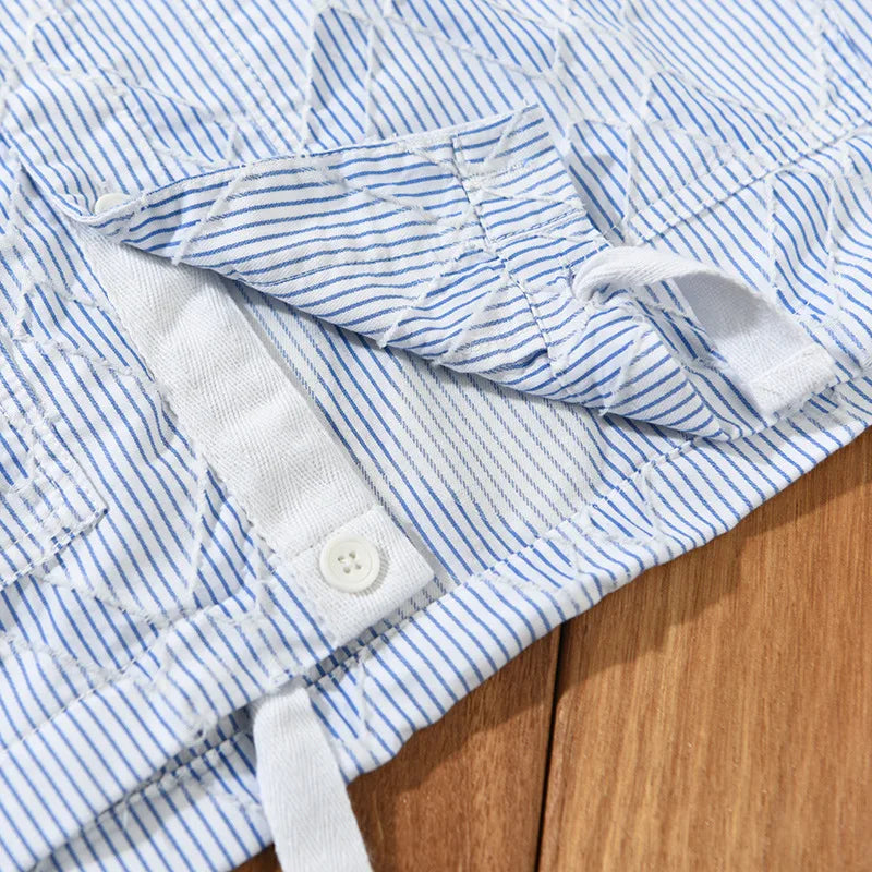 Herren Bluse Business Klassisch Blau Hochwertig