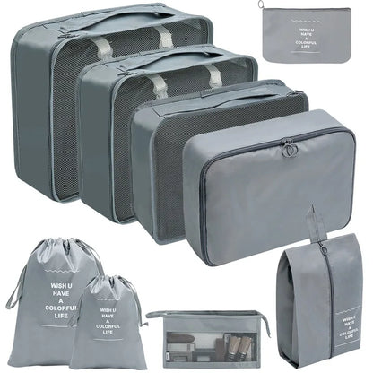 Reise-Organizer Set 7-10-teilig Faltbar Koffer-Boxen