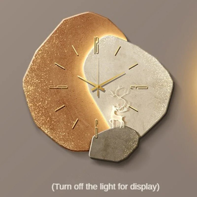 Skandinavische Wanduhr Modern Minimalistisch Weiss