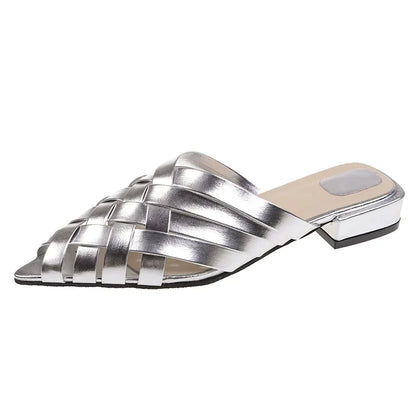 Elegante Mules Schuhe Damen Glamour