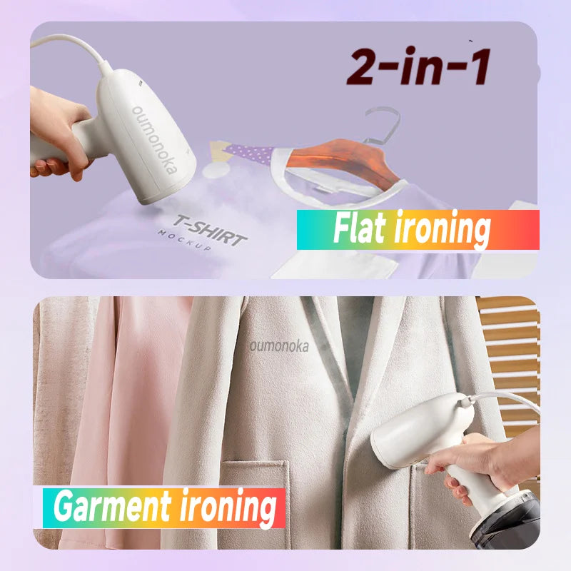 Dampfbügeleisen 2in1 Handheld Steamer Bügler Schnell