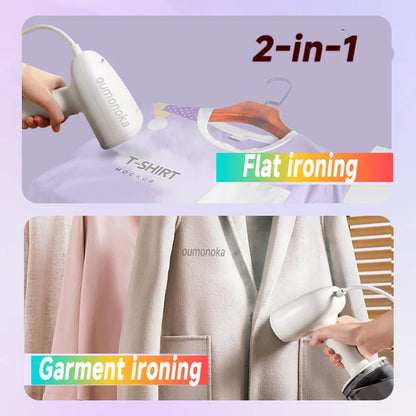 Dampfbügeleisen 2in1 Handheld Steamer Bügler Schnell