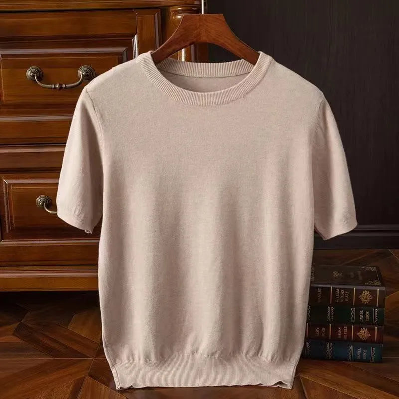 Elegantes Herren T-Shirt Kurzarm Modern - BerlinGlamour