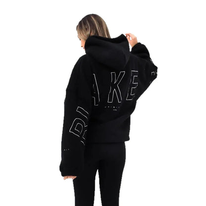 Große Teddy-Hoodie Fleece Oversize Kapuze Warm