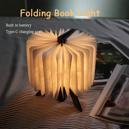 LED Buchlicht Faltbar Dekor Lampe Modern