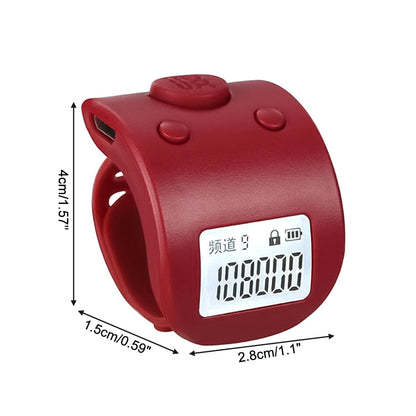 Mini Zähler Digital Wiederaufladbar für Finger