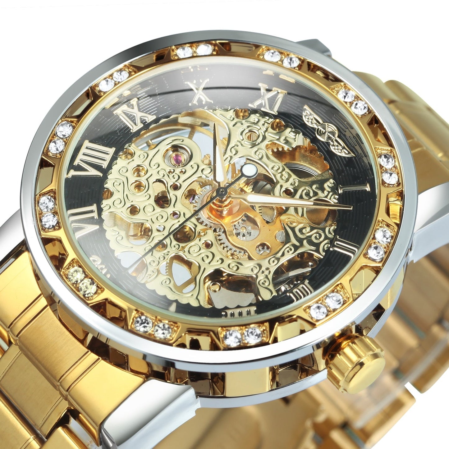 Titan Skelettuhr Mechanisch Leuchtend Elegant