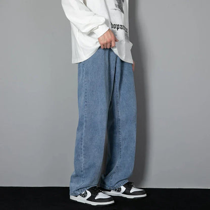 Herren Jeans Weit Bein Relaxed Fit