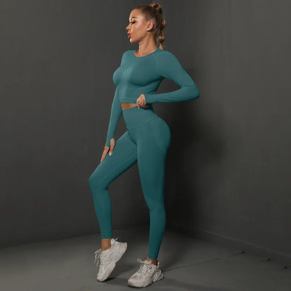 Damen Sportset Nahtlos Komfortabel Modern