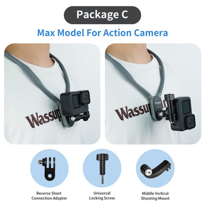 Action-Kamera Zubehör Magnetisch Silikon Halsband Mount