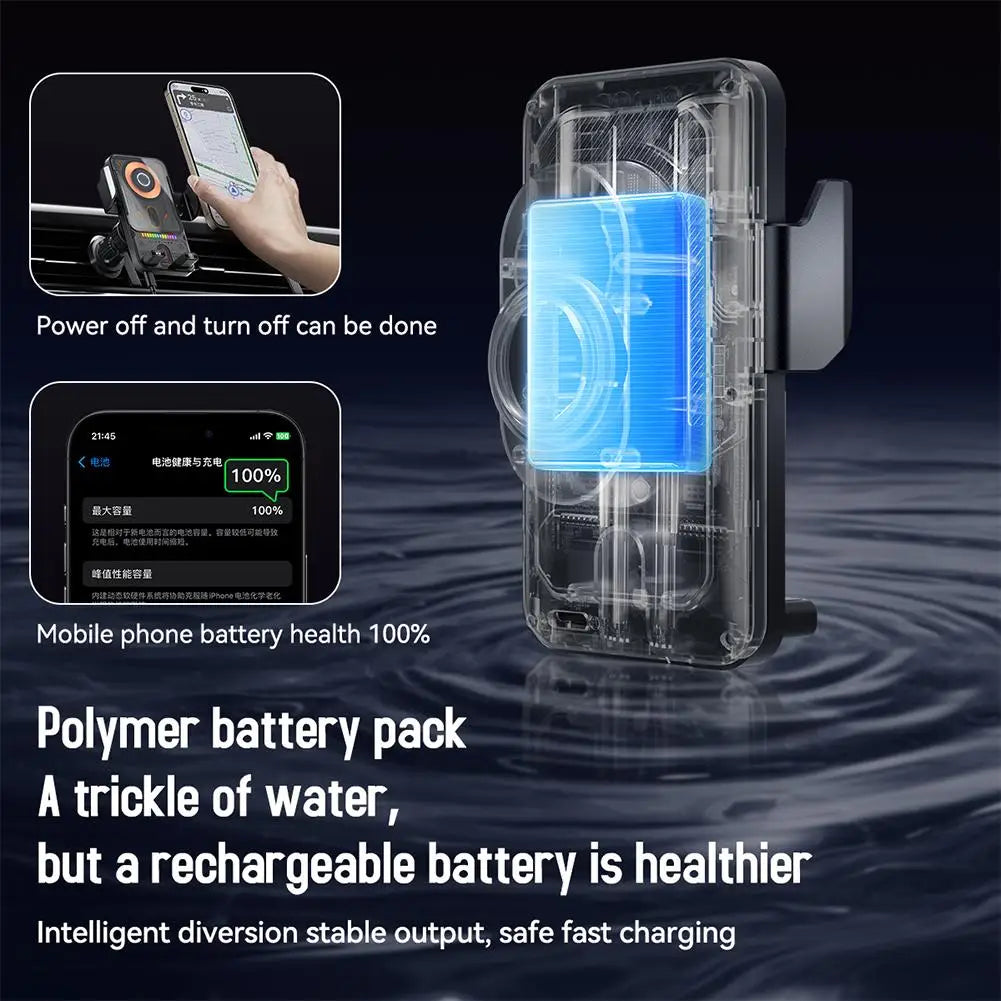 Wireless Auto-Ladestation Kfz-Telefonhalter Mit Klemme