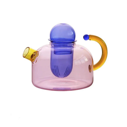 Glas Teeset Kontrast Farben Modern - BerlinGlamour