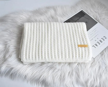 Weicher Strickwollschal Gemütlich Warm