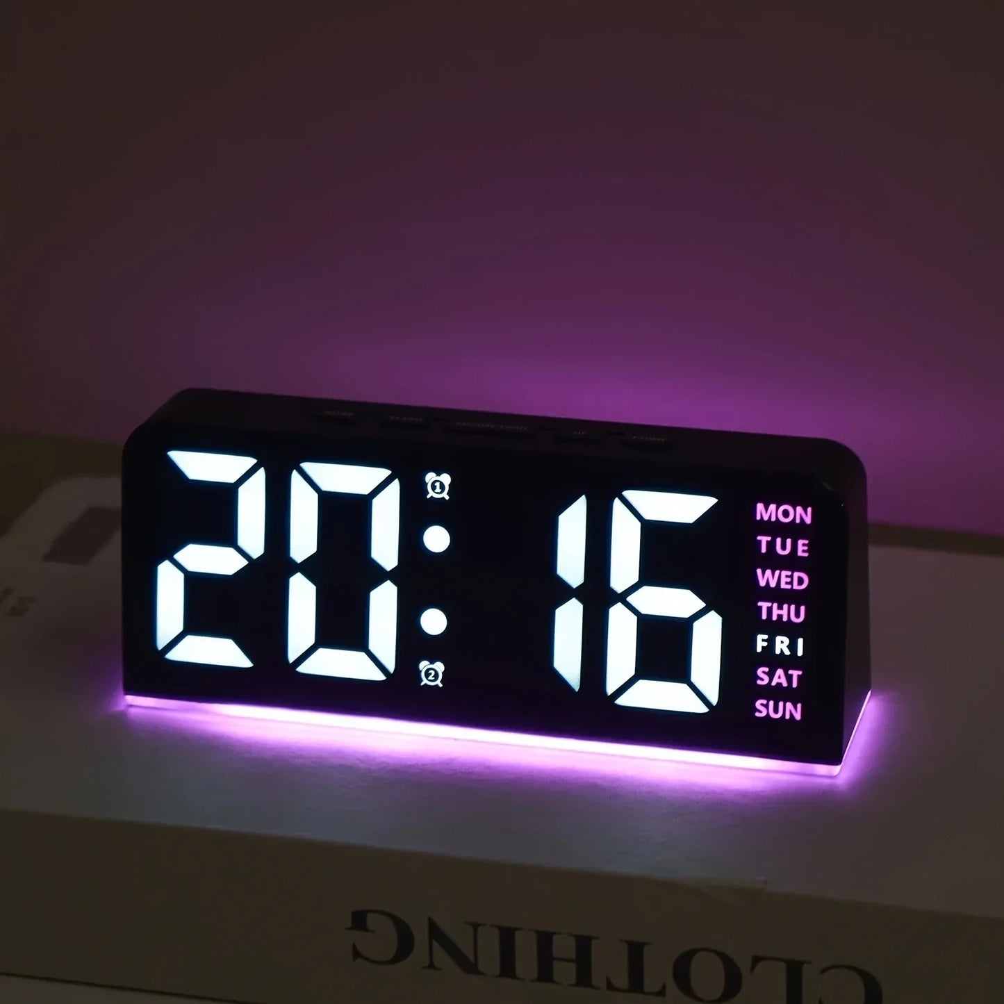 LED Nachtlampe Wecker Modern Dimmbar