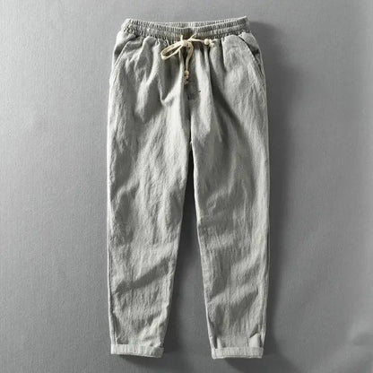 Leinenhose Herren Bequem Leicht Sommer