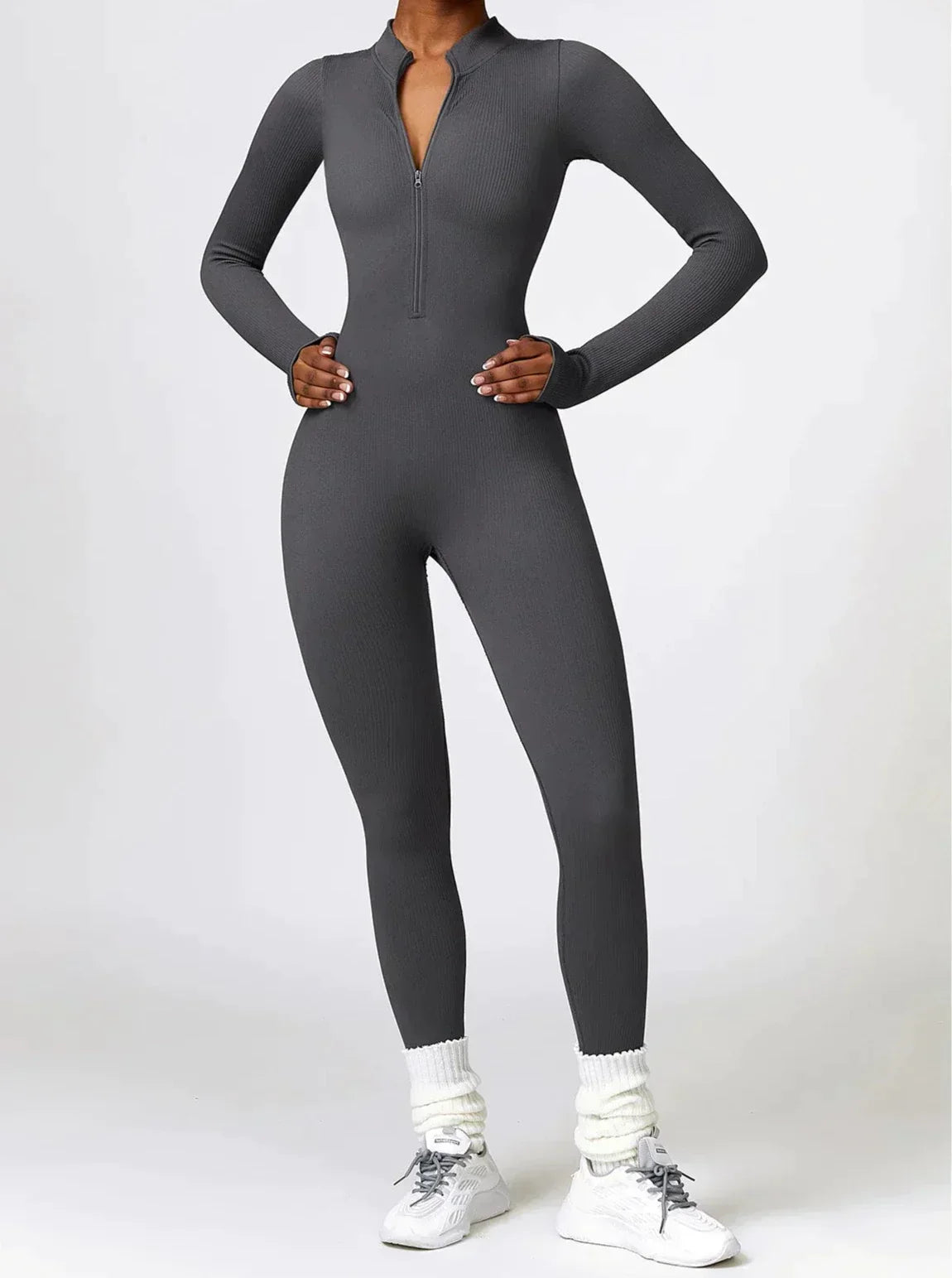 Aktiver Jumpsuit Stretch Damen Sportanzug