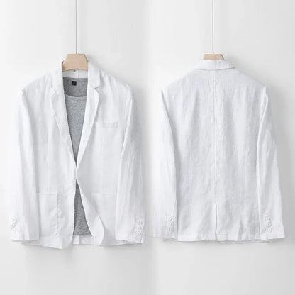 Leinenblazer Herren Leicht Sommer Modern