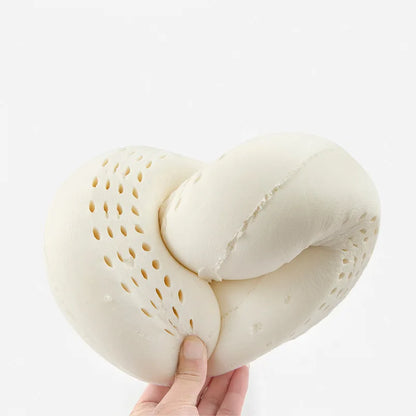 Atmungsaktives Nackenkissen Naturlatex U-förmig Ergonomisch